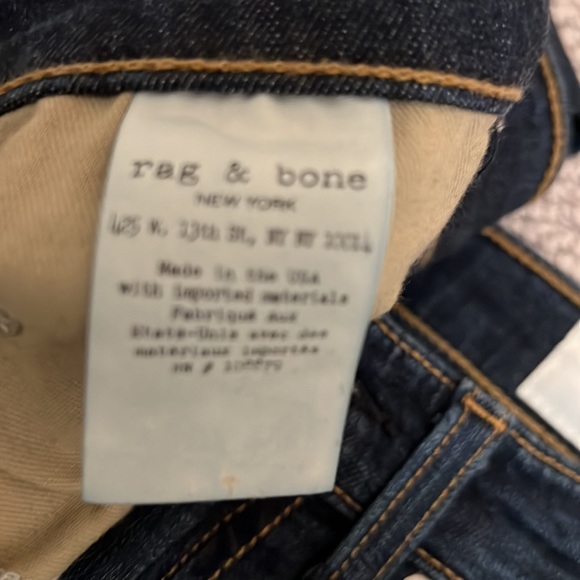 Rag and bone womens jeans size 24 - Picture 4 of 6